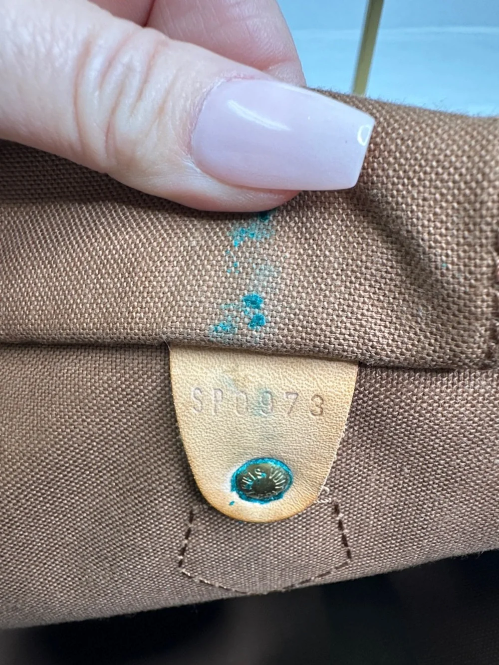 Louis Vuitton Monogram Speedy Bag in Brown and Tan Vintage